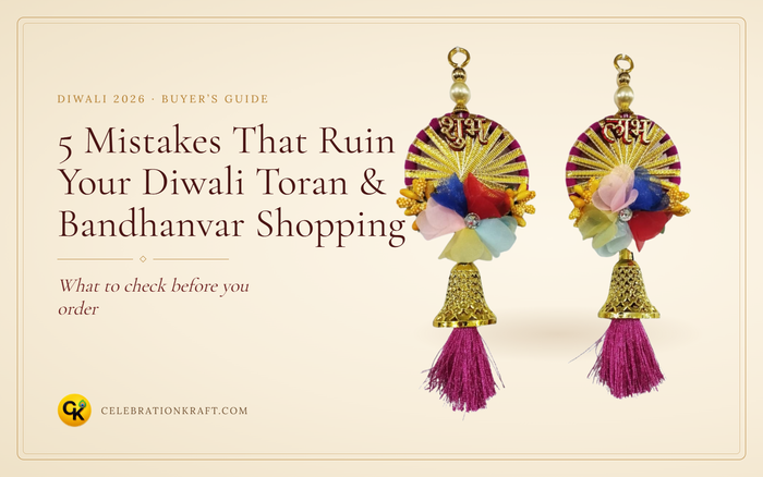 5 Mistakes That Ruin Your Diwali Toran & Bandhanvar Shopping