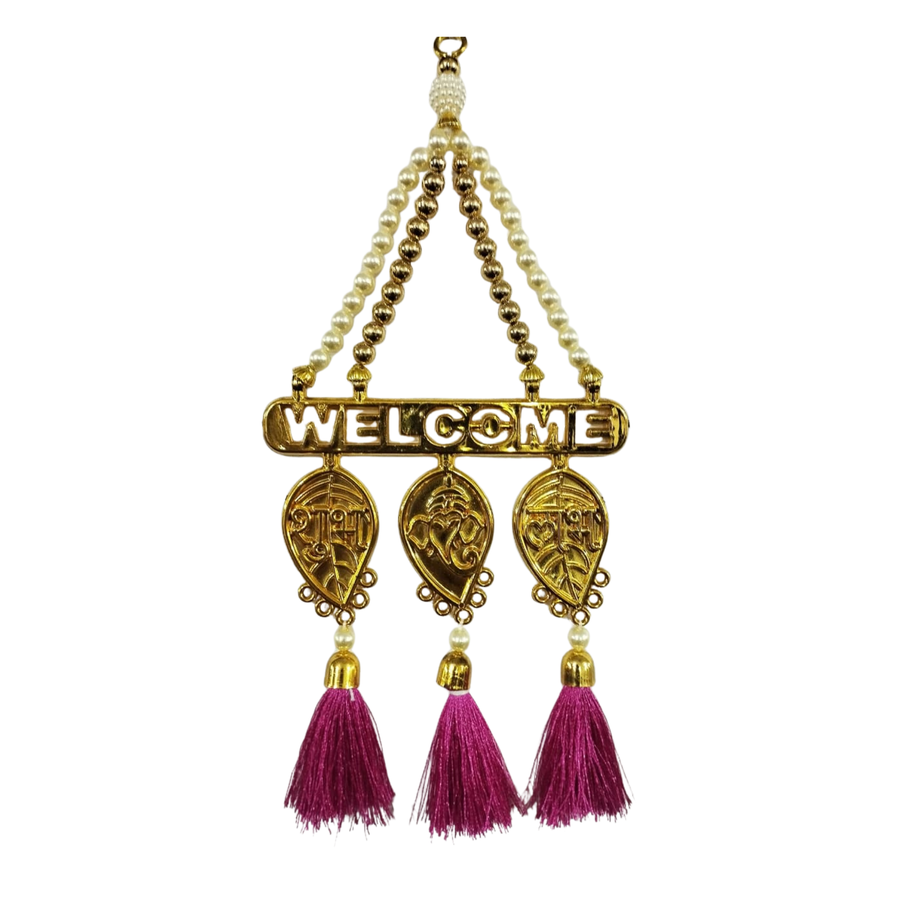 Welcome Ganesh Tassel Toran