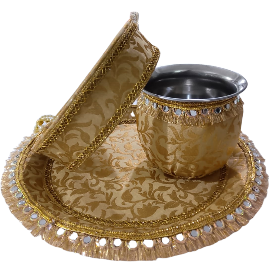 Thali Set — Brocade — 3 Piece