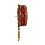 Decorated channi for Suhaag Karwa Chauth thali set