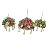 Mandir Chattar Decorative Temple Canopy | Velvet Bamboo Chatra for Home Temple Decoration | Krishna Mandir Decor