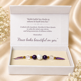 Sukoon Rakhi — Amethyst Crystal
