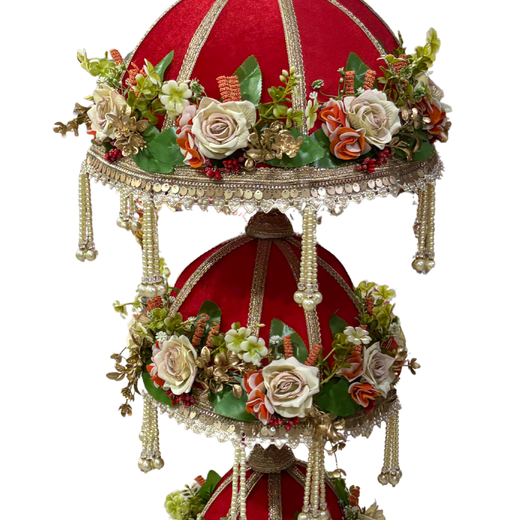 Ladu Gopal Temple Decor Set