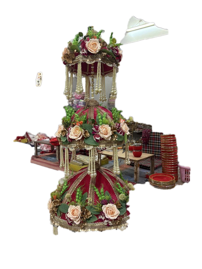 Floral & Candle Table Centerpiece | Wedding Reception Table Decoration | Handcrafted Event Decor India