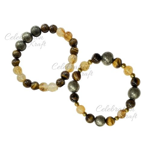 Bhaiya Bhabhi Crystal Bracelet Set Pack of 6