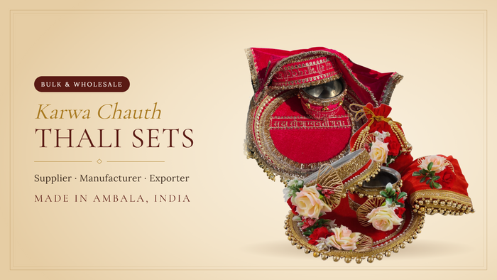 Karwa Chauth Pooja Thali Set Supplier, Manufacturer & Exporter in India | Bulk & Wholesale Orders