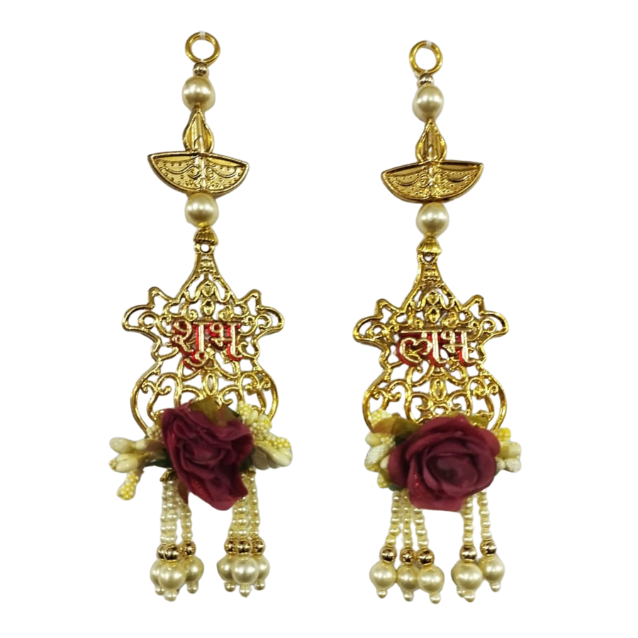Red Marble Crystal Toran