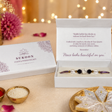 Sukoon Rakhi — Amethyst Crystal