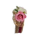 Decorated channi for Mauve Floral Karwa Chauth thali set