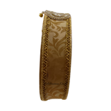 Decorated channi for Golden brocade Karwa Chauth thali set