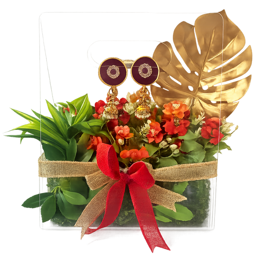 Fresh Bloom Gift Basket — Seasonal Flower Basket for Gifting India