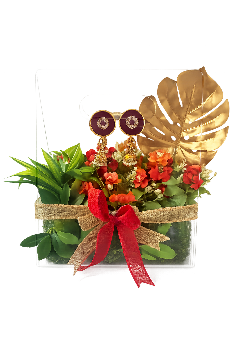 Fresh Bloom Gift Basket — Seasonal Flower Basket for Gifting India