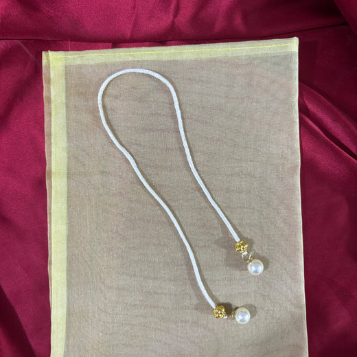 Organza Potli Bag (8x10) | Budget-Friendly Designer Potli for Wedding & Gifting | Drawstring Pearl Tassel Pouch