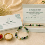 Aarambh Rakhi - Bhaiya-Bhabhi Rakhi + Bracelet Set
