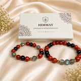 Himmat Rakhi - Bhaiya-Bhabhi Bracelet Set