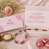Meher Rakhi - Bhaiya-Bhabhi Rakhi + Bracelet Set