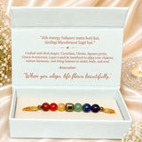 Sampoorna 7 chakra crystal rakhi in box
