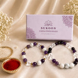 Sukoon Rakhi - Bhaiya-Bhabhi Bracelet Set