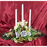 Blue Breeze floral arrangement — angle 2 · Celebration Kraft
