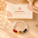Sampoorna 7 Chakra Crystal Rakhi for Brother | Natural Stone Rakhi