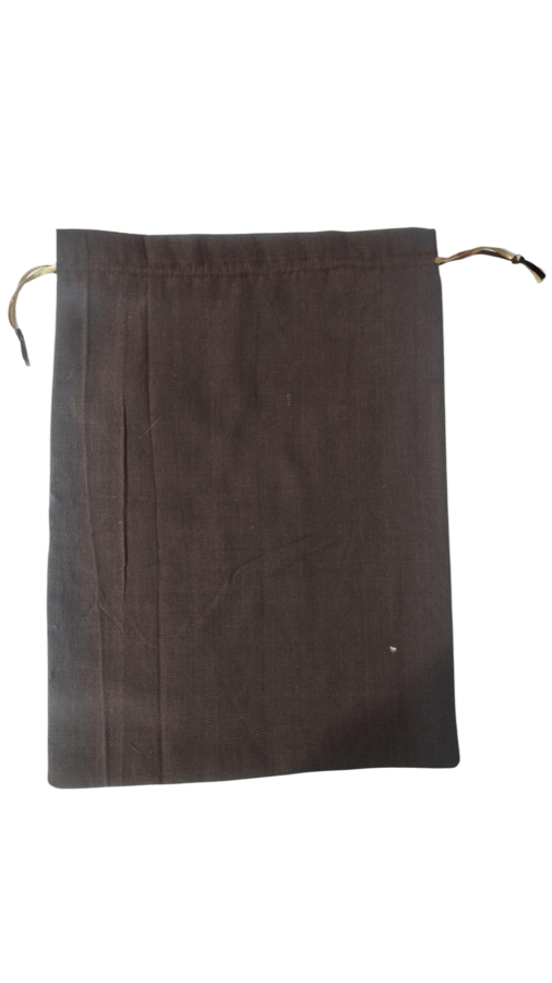 Jute Brown Organza Potli Bag