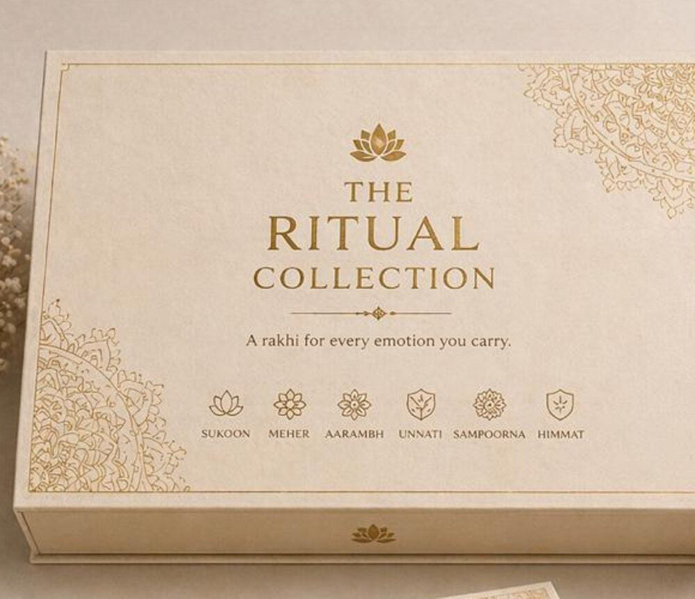 Crystal Rakhi Gift Box