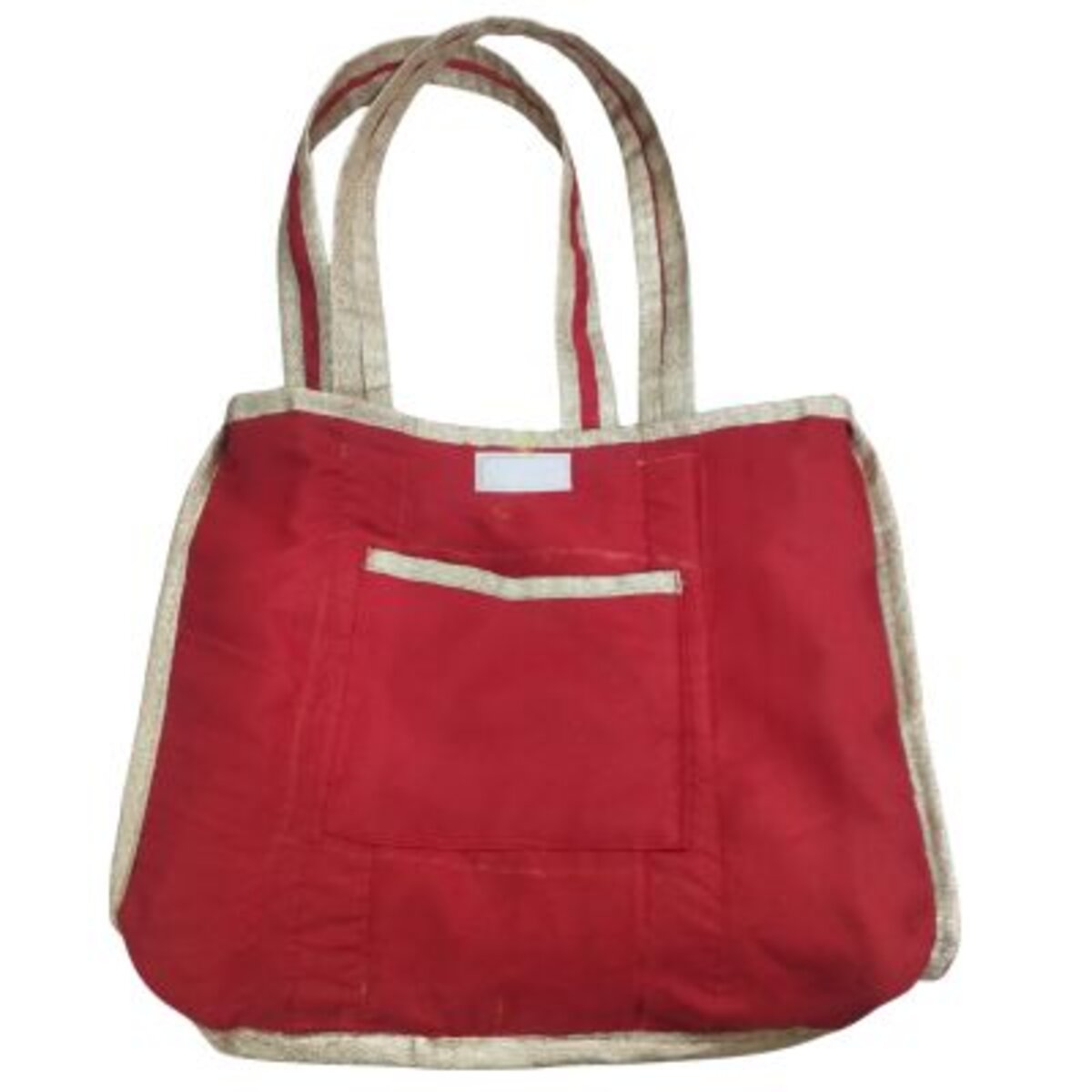 Festive block-printed cotton tote bag — handcrafted in India