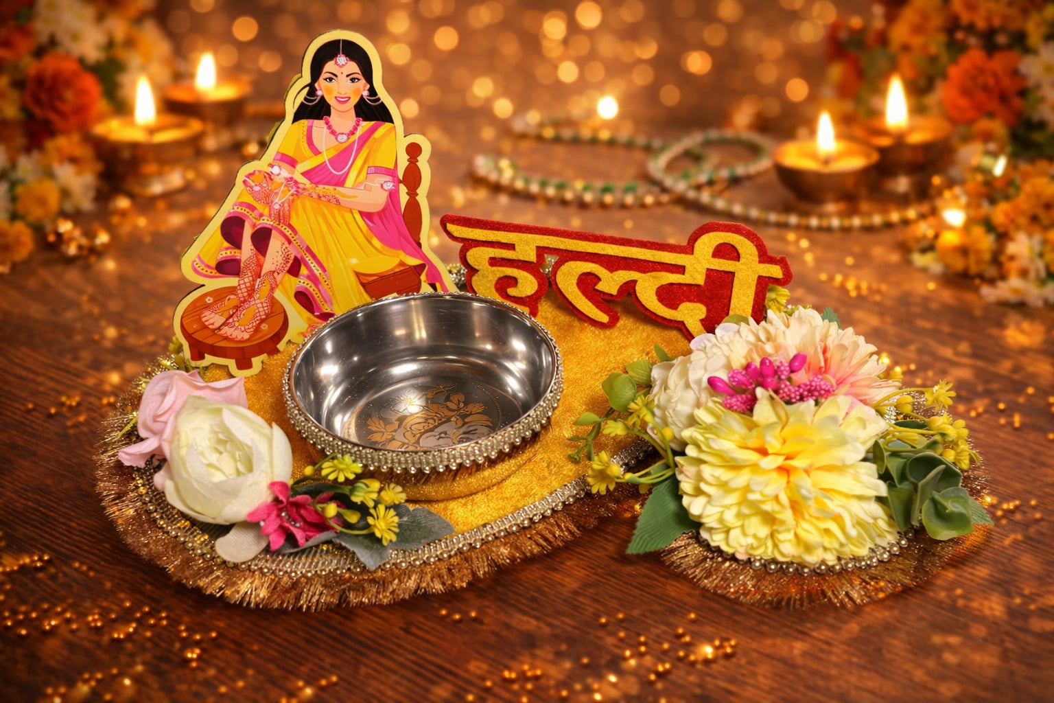 Haldi Thali — Wedding Ritual Collection