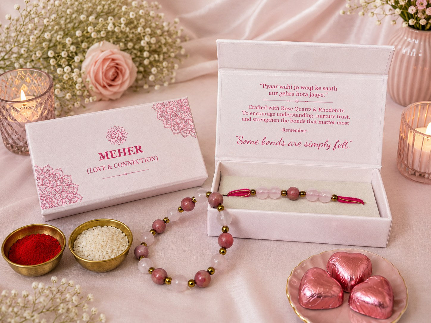Meher Rakhi — Bhaiya-Bhabhi Set