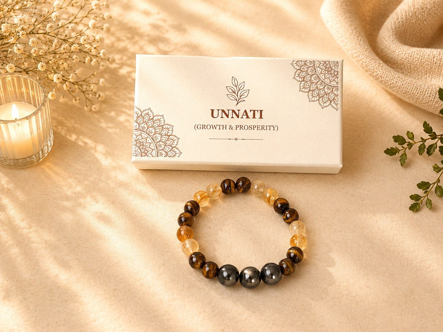Unnati Rakhi — Single Bhai Bracelet